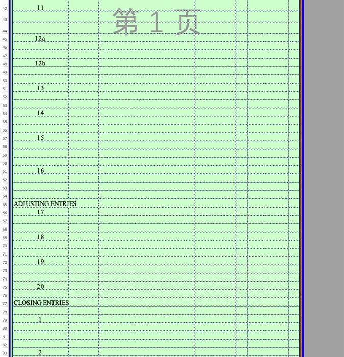9 PP&E (net) 10 Intangible Assets 11 Other Long-Term Assets 12 Total