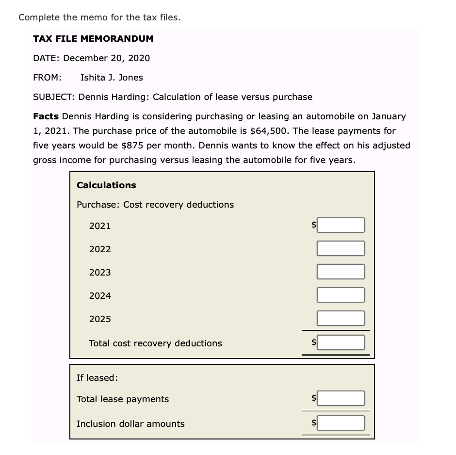 a new automobile that he will use 100% for business in the