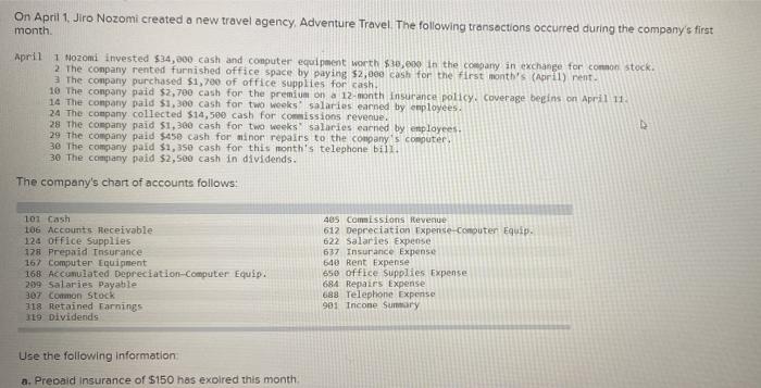  please make it clear and understandable. thank you On April 1.