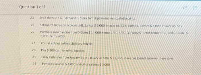 Greatly appreciate it and thank you in advance! Question 1 of 1