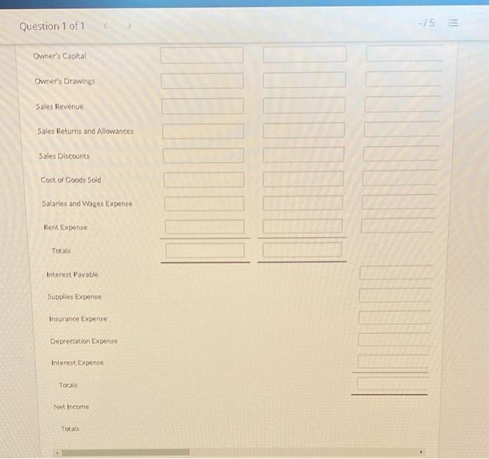 Balance 5. Meek $ 7.000 R Moses 12.000 D. Saito 7,000 Jan