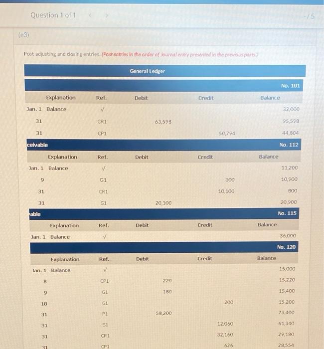 10 Daily cash sales from January 1 to January 10 total $