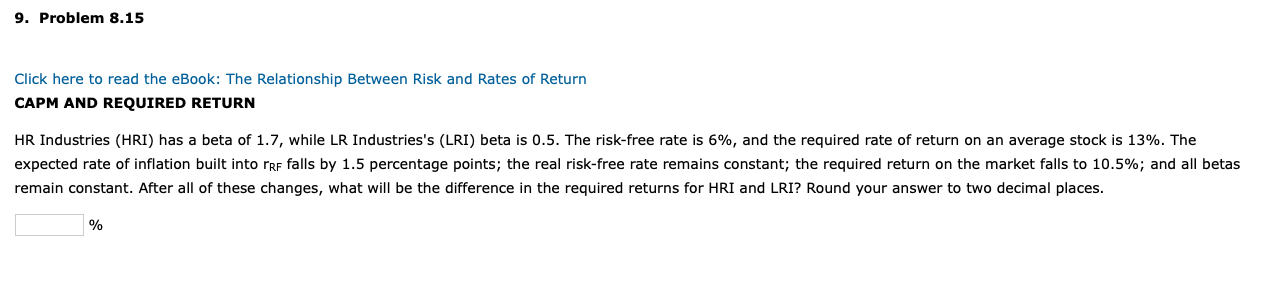 9. Problem 8.15 Click here to read the eBook: The Relationship
