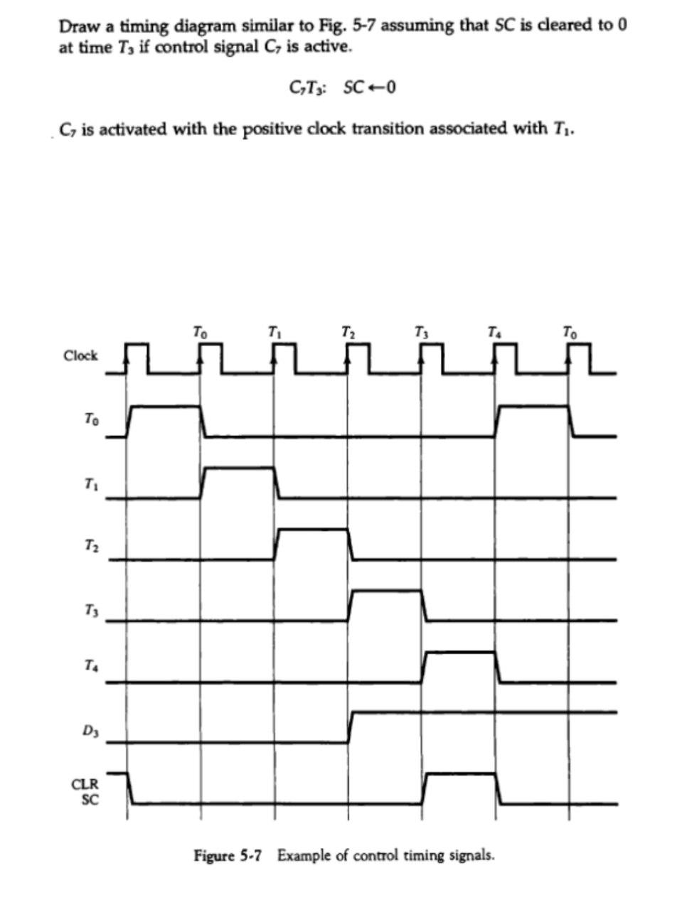I need the answer as soon as possible Please. Draw a timing