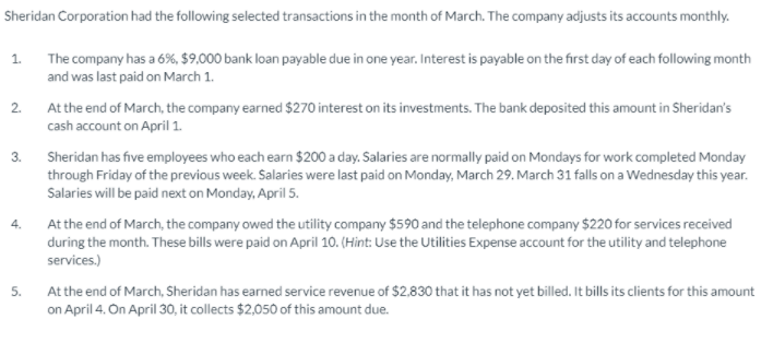 and it adjusts its accounts quarterly. Credit Debit $ 13,500 2,900 22,000