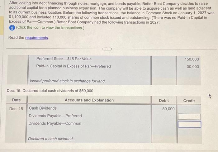  After looking into debt financing through notes, mortgage, and bonds payable,