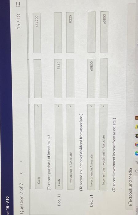 Question 7 of 7 View Policies Show Attempt History Current Attempt in