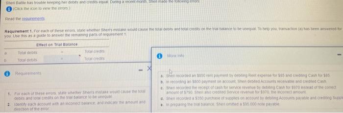  Sher Battle has trouble keeping her debts and creats equal Dating