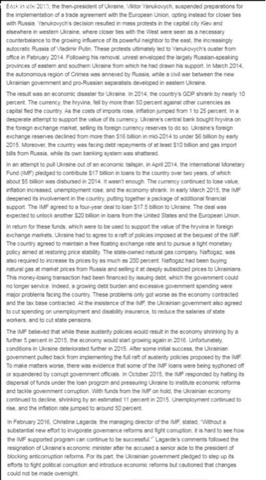 away from a trade agreement with the EU in favor of closer