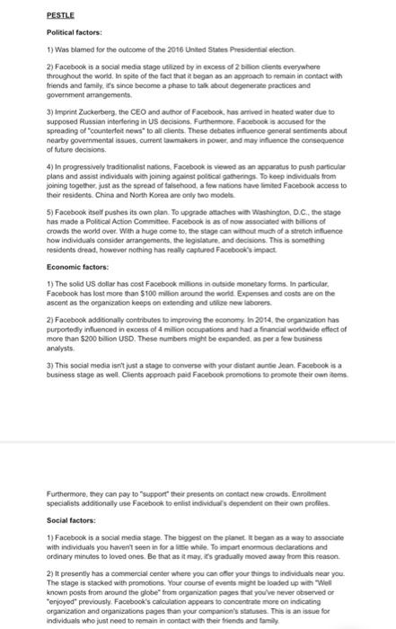  need to write a conclusion of this facebook study based off