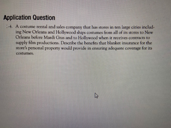  please show all work and give explanation. Application Question :-4. A
