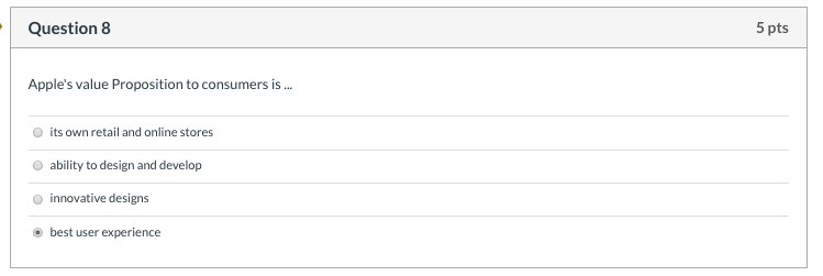 to the all questions above. Question 14 5 pts Microsoft's competitive vison