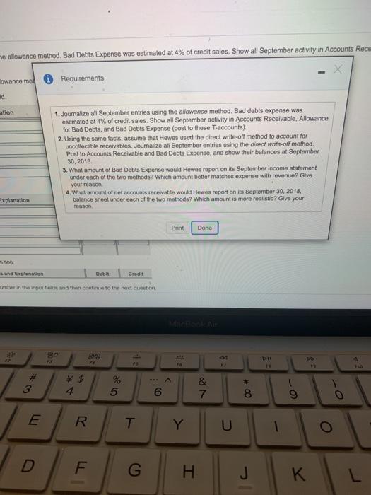 Supply had a $100.000 debit balance in Accounts Receivable and a 36.400