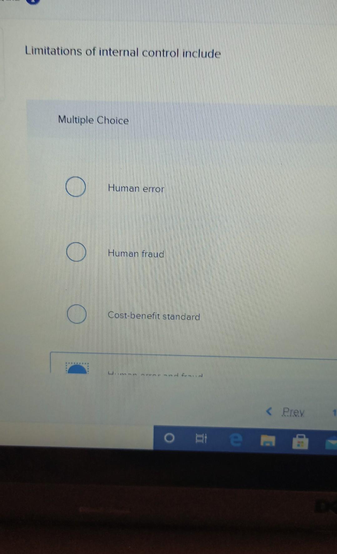 Limitations Of intem MultipleC 'i un