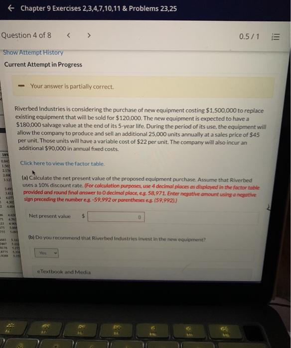  + Chapter 9 Exercises 2,3,4,7,10,11 & Problems 23,25 Question 4 of