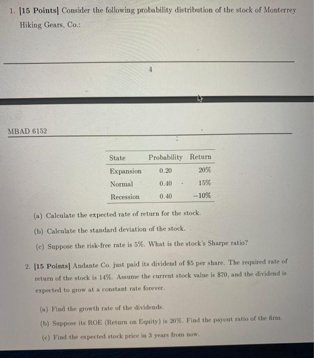 please answer 1 and 2 with explainations. please and thank you! 1.