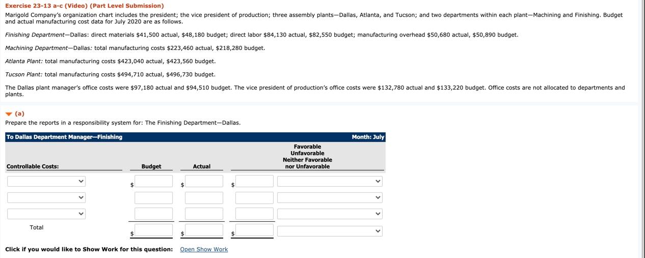 costs per unit are direct materials $6, direct labor $13, and overhead