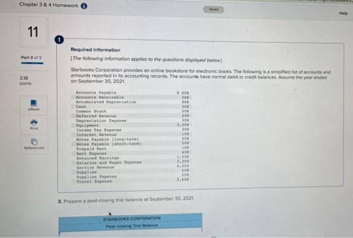  Chapter 3 & 4 Homework Sed Help 11 Part 3 of