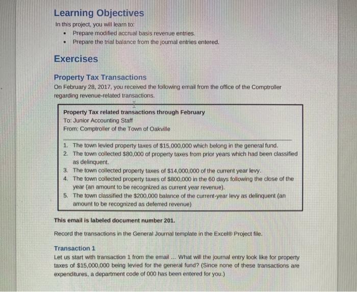 Learning Objectives In this project, you will learn to Prepare modified