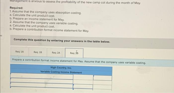 will be marketed throughout the United States. The following cost and revenue