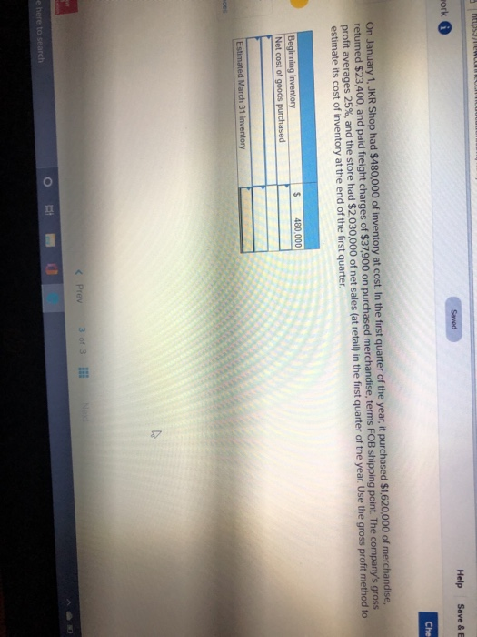  hp Help Save & Saved work Che On January 1, JKR