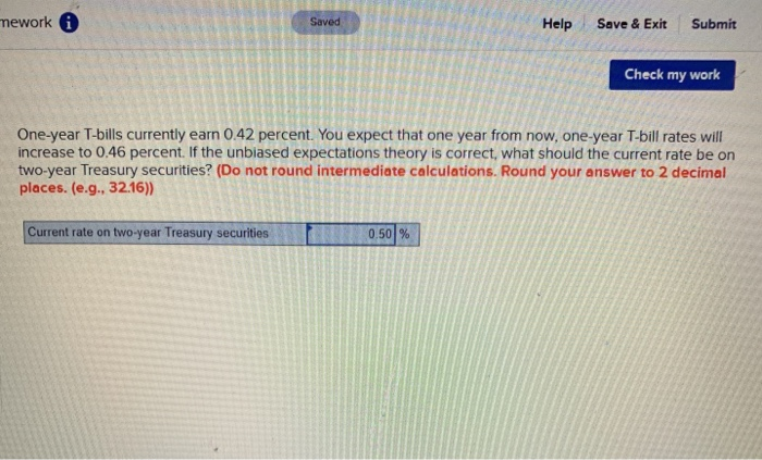  mework 6 Saved Help Save & Exit Submit Check my work