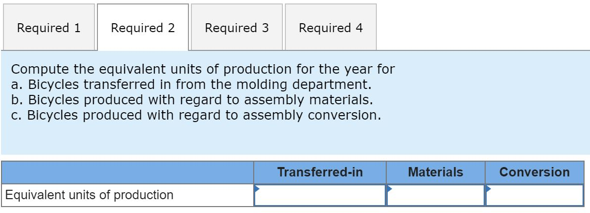 the high volume of each line, the company employs a process costing