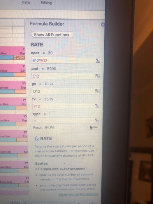 to enter in spreadsheet and show work Managerial Finance 410 Spreadsheet Assignment