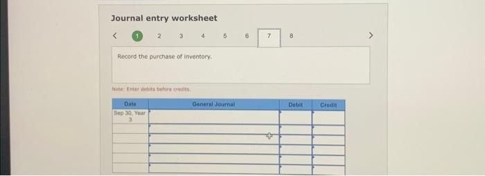 September 30 , Year 3, FYC paid the foreign supplier in full
