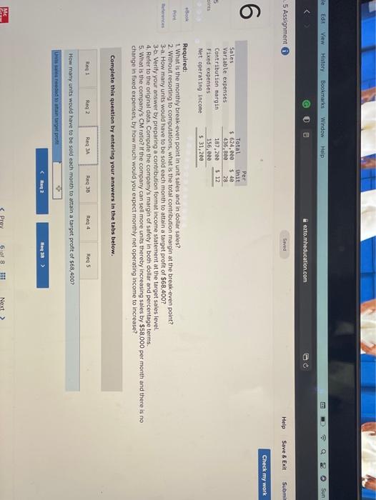 expenses Contribution margin Fixed expenses Net operating income eBook Per Unit $