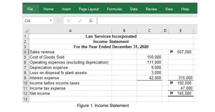 File Home Insert Page Layout Formulas Data Review View Help 04