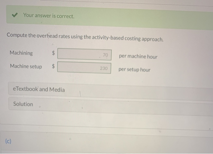 overhead direct labor costs. The president has heard of activity-based costing and