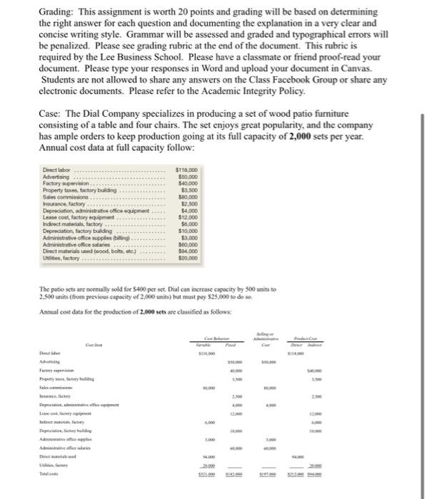  Overview: The purpose of this assignment is to develop written communication