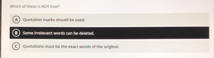 words express an idea in a paraphrase When the original words express
