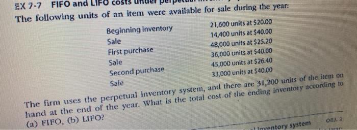 units at $175 10 Sale 65 units 18 Purchase 75 units at