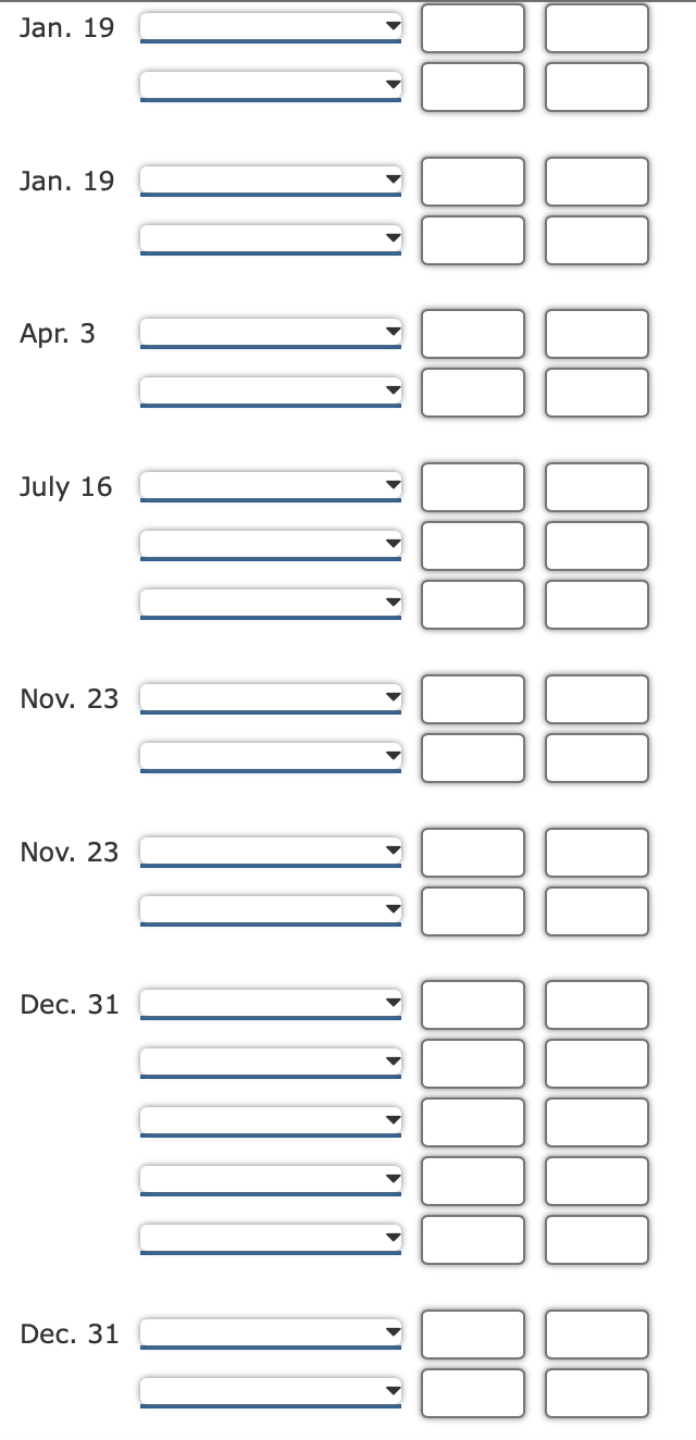 DATA: Please answer entire question 2. b. Post each entry that