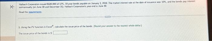 The market interest rate at the date of issuance was 9%, and