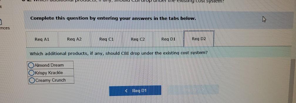 cost reports with the marketing manager, Steve Hoffman, who is the cost
