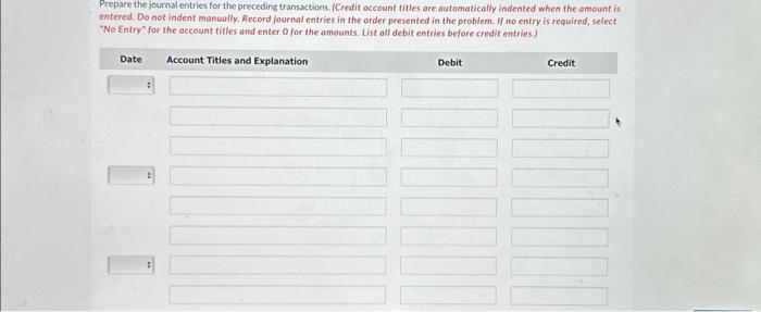 current period. June 12 Issued 47,000 shares of $3 stated value common