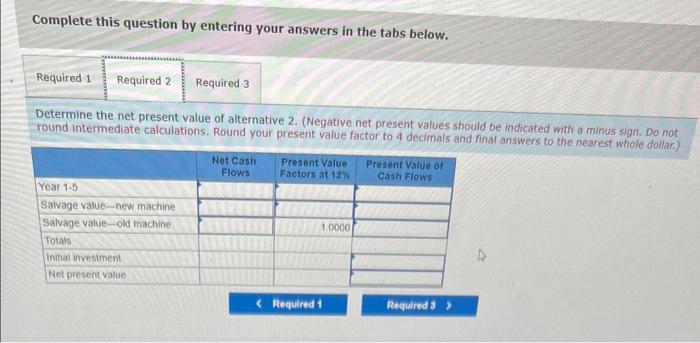 elther overhauling an old machine or replacing it with a new machine.