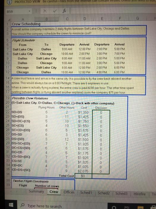  explain what the problem is and what Excel is doing PROTECTED