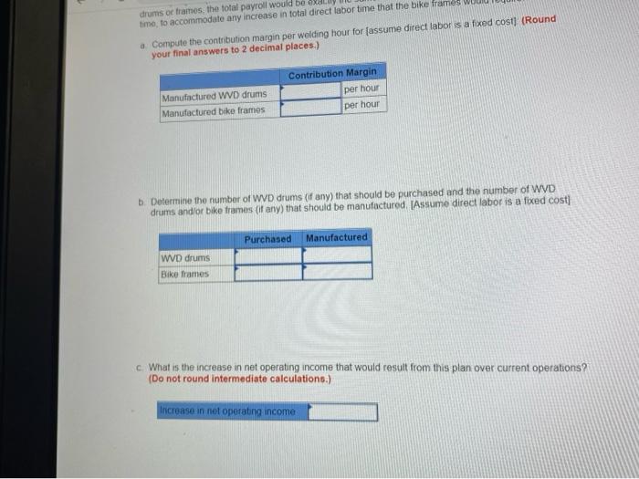 make precision welds. A total of 2,400 hours of welding time is