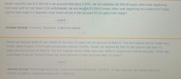 Hello can I please get help on these 2 homework questions?