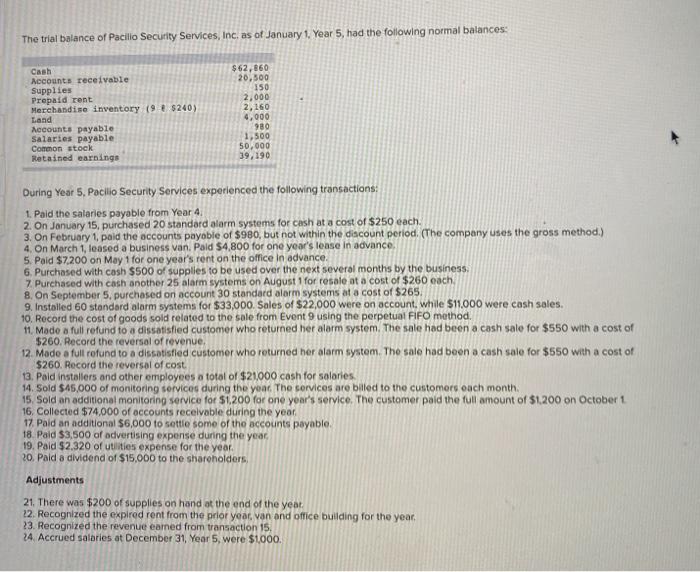  please help with general journal entry number 7, 10, and 26