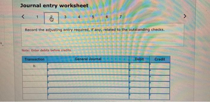 displayed below) The following information is available to reconelle Branch Company's book