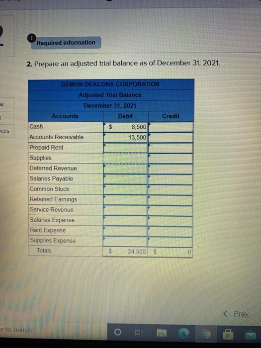 [The following information applies to the questions displayed below.) The December 31,