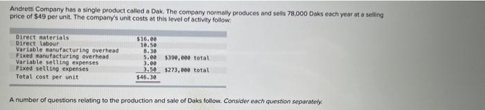 supplier's plant, Andretti Company is unable to purchase more materials for the