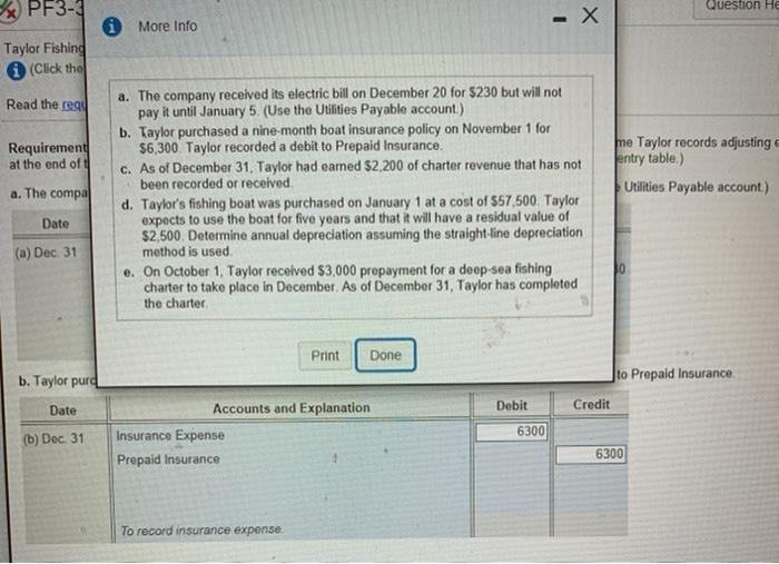 Why is the answer incorrect? PF3-3 Question He - X More Info