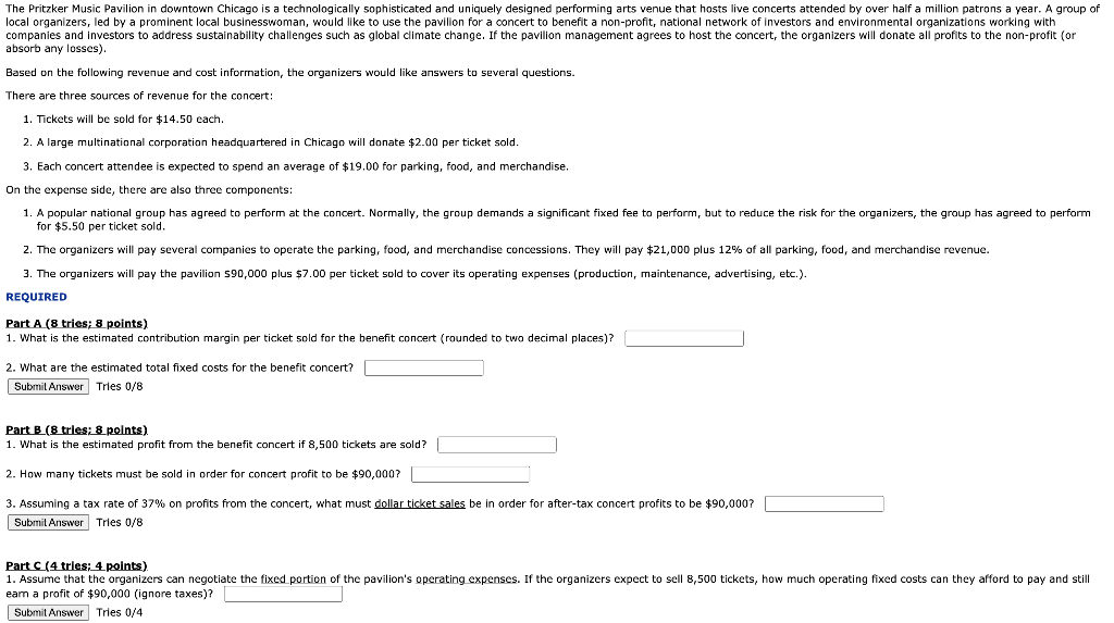 Please answer all four prompts and show work for studying purposes The