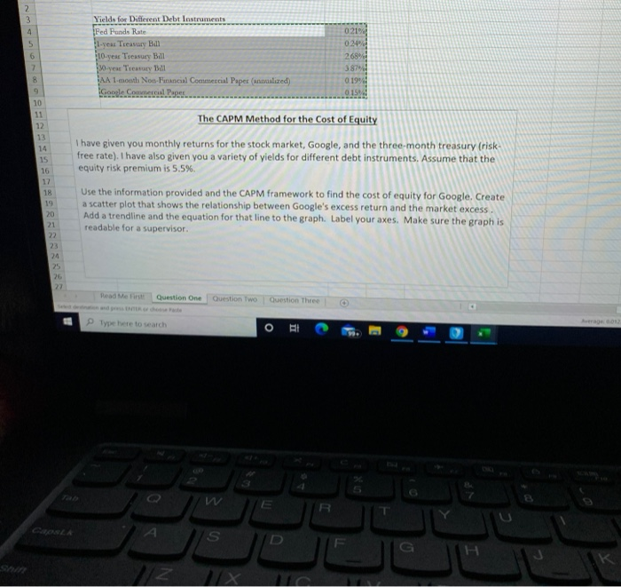  2 3 4 5 6 7 8 Yields for Different Debt